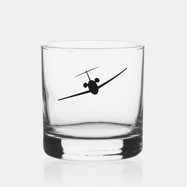 Verre À Whisky Avion à réaction (Recto)