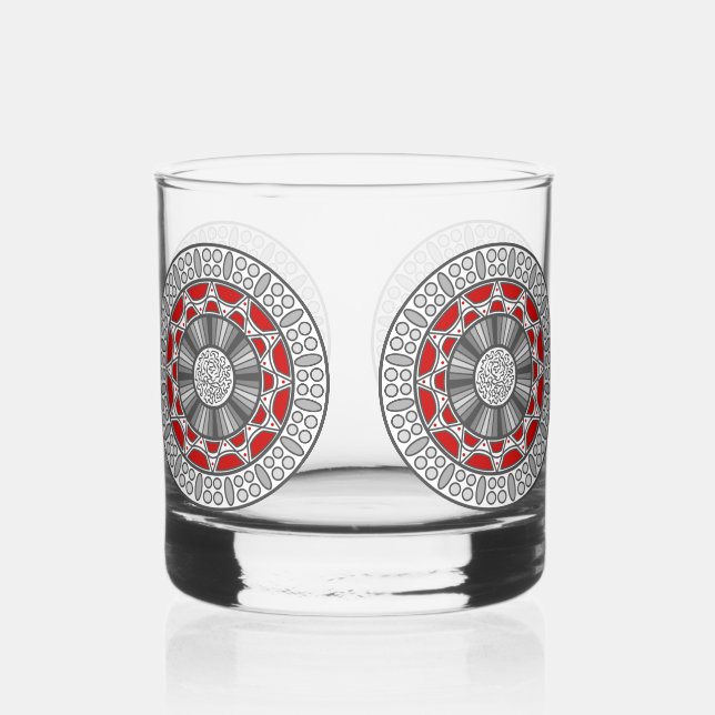 Verre À Whisky Aztec rencontre un Alien (Recto)