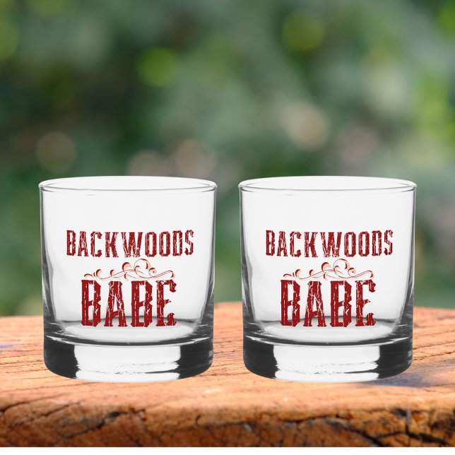Verre À Whisky Backwoods Babe Whiskey Glass Set (Créateur téléchargé)