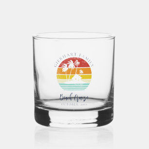 Verre À Whisky Beach House Famille Vacances Swag Keepsaké Personn