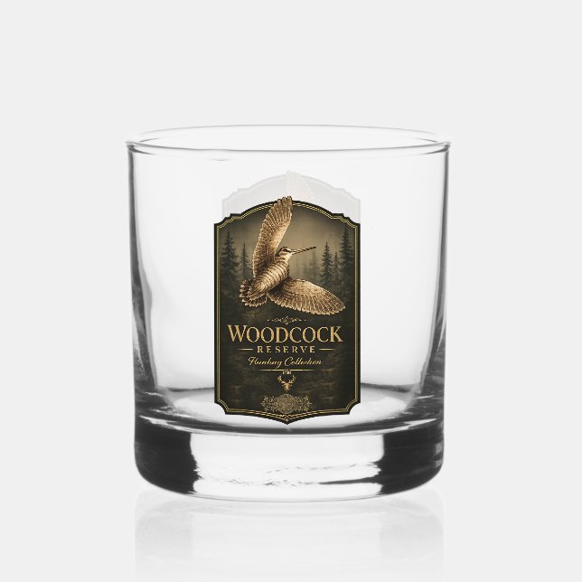 Verre À Whisky Bécasse  (Recto)