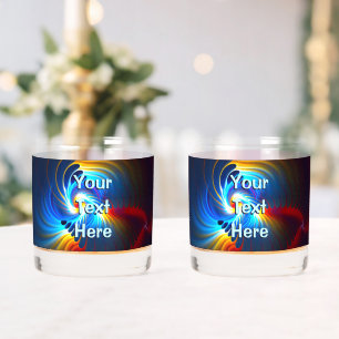 Verre À Whisky Bleu gravitationnel