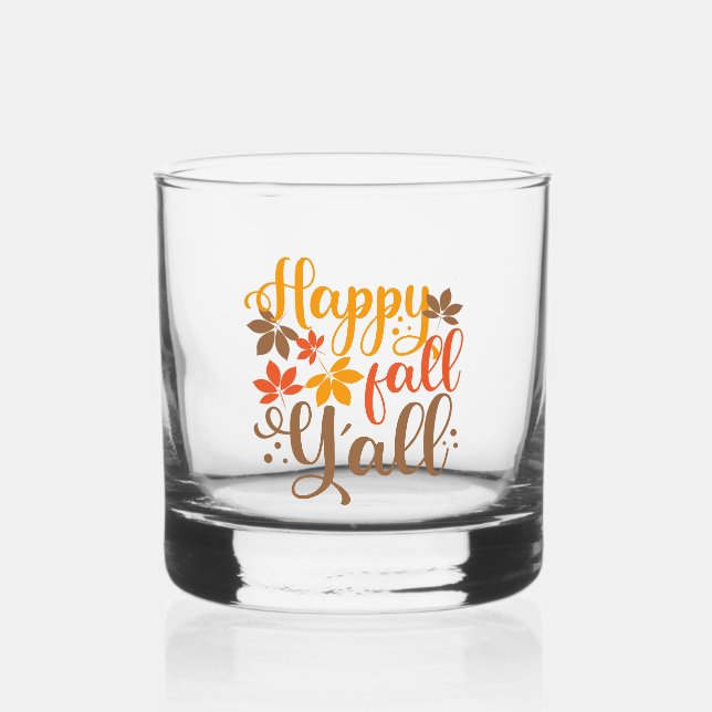 Verre À Whisky Bonne Chute à tous (Recto)