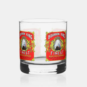 Verre À Whisky Bourbon King Fabled Étiquette Whiskey Glass