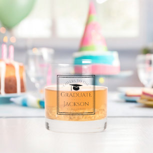 Verre À Whisky Bravo à l'étudiant sur mesure Whiskey Glass