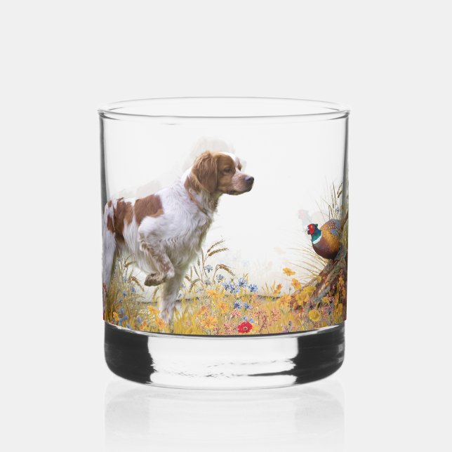 Verre À Whisky Bretagne Spaniel Whiskey Glass (Recto)