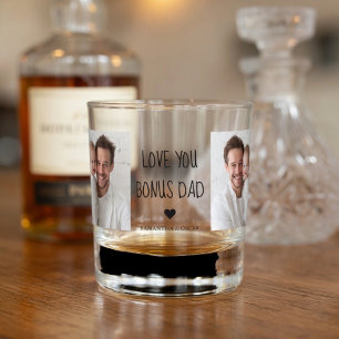 Verre À Whisky Cadeau personnalisé pour papa d'amour bonus
