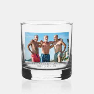 Verre À Whisky Cadeau photo humoristique personnalisé pour la ret