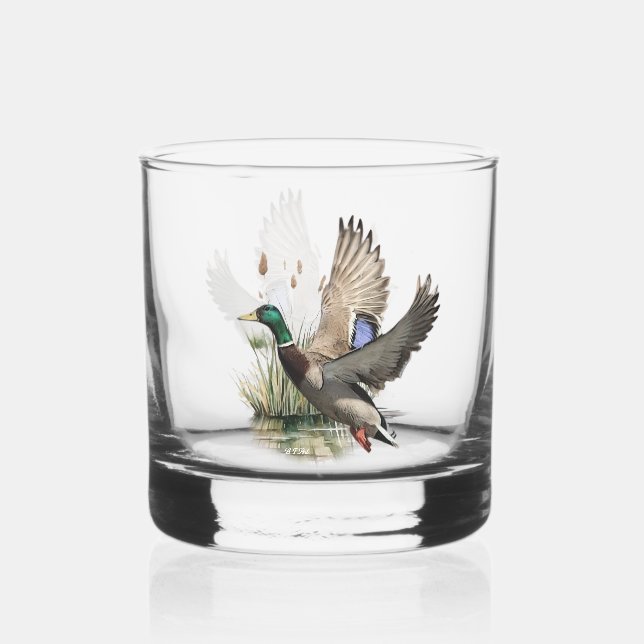 Verre À Whisky Canard, Art (Recto)