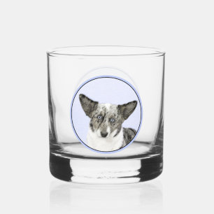 Verre À Whisky Cardigan Welsh Corgi Peinture - Art Chien original