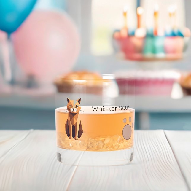 Verre À Whisky Cat Whisker Sour (Insitu (Baby Shower))