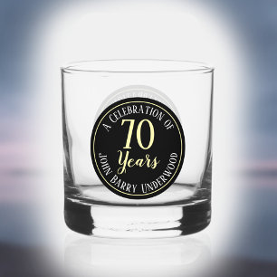 Verre À Whisky Célébration des 70 ans