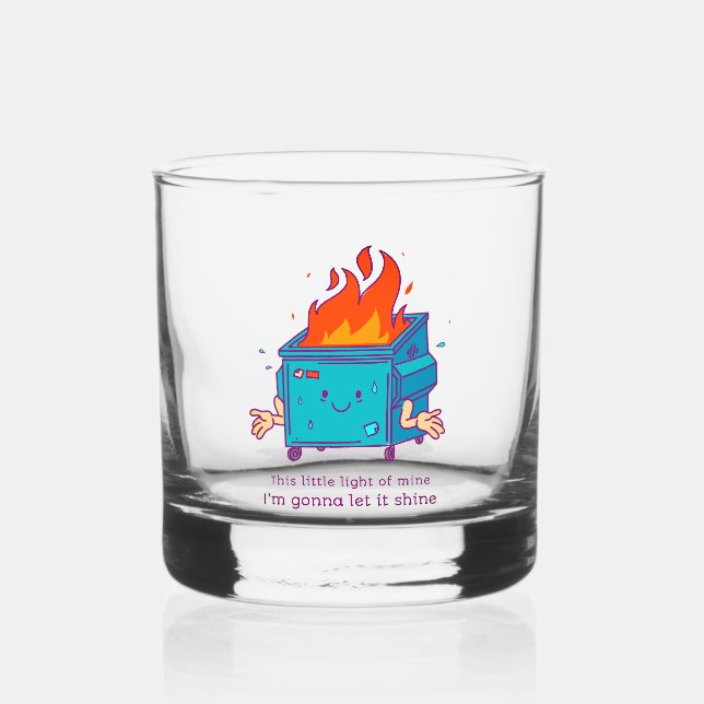 Verre À Whisky Cette Petite Lumière : Le Feu De Dumpster Frappe L (Recto)