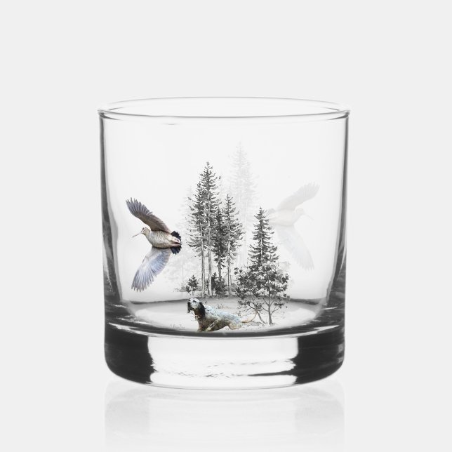 Verre À Whisky Chasse à la bécasse (Recto)