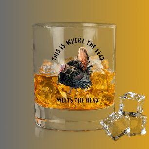 Verre À Whisky Chasse à la dinde sauvage Saison printemps Gobbler