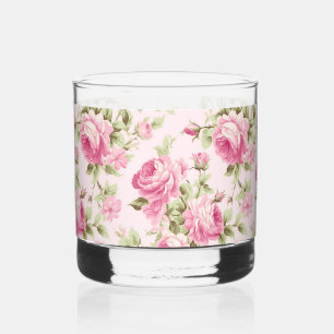 Verre À Whisky Chou rose Rose Cottagecore