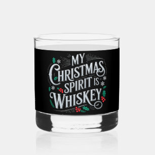 Verre À Whisky Citation de buveur d'alcool de Noël amateurs de wh