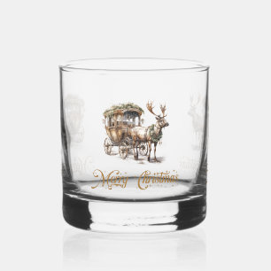 Verre À Whisky Classique sauge sainte verdure or renne Noël