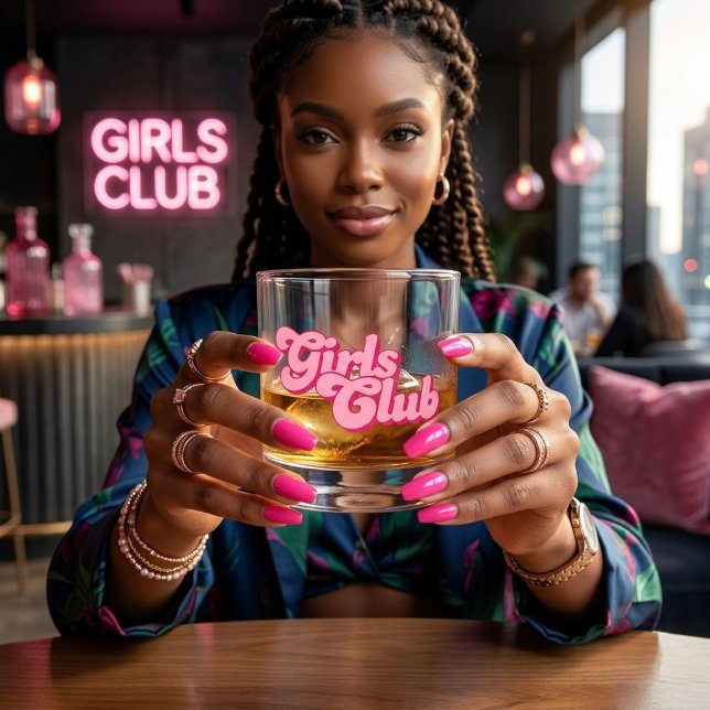 Verre À Whisky Club de filles (Créateur téléchargé)