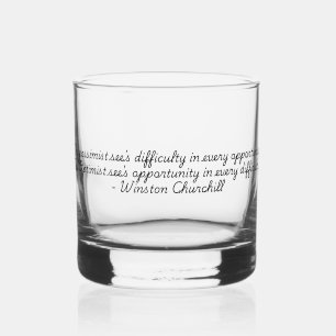 Verre À Whisky Collection "Citations pour la vie" - Winston Churc