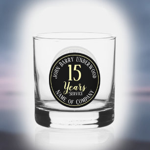 Verre À Whisky Compagnie commémorative de 15 ans