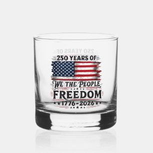 Verre À Whisky Conception de liberté de Nous, le Peuple, 250 ans