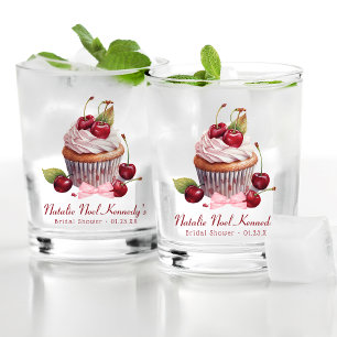 Verre À Whisky Coquette Aesthétique Bow Cherry Personnalisé