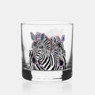 Verre À Whisky Couple Zebra