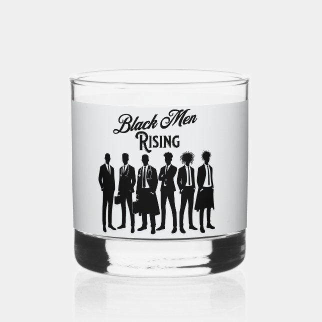 Verre à Whisky de Week-end pour Hommes Afro-Améric (Recto)