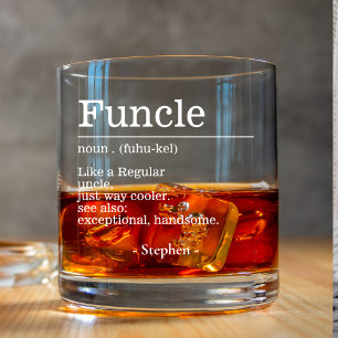 Verre À Whisky Définition du champignon Cadeaux Oncle de la nièce