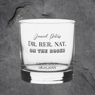 Verre À Whisky Dr. rer nat phd Doktor Abschluss geschenk whiskey