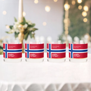 Verre À Whisky Drapeau de la Syttende Mai 17 mai Fête nationale n