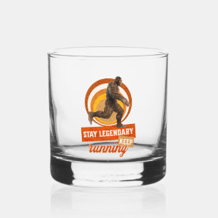 Verre À Whisky Drôle de motivation de course de Bigfoot