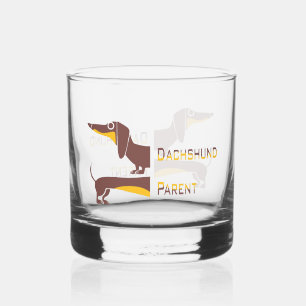 Verre À Whisky Drôle mignon dachshund pour parent chien long