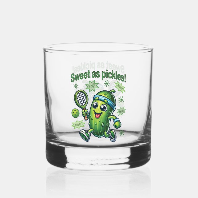 Verre À Whisky Drôle mignon sucré comme chatons Pickleball (Recto)
