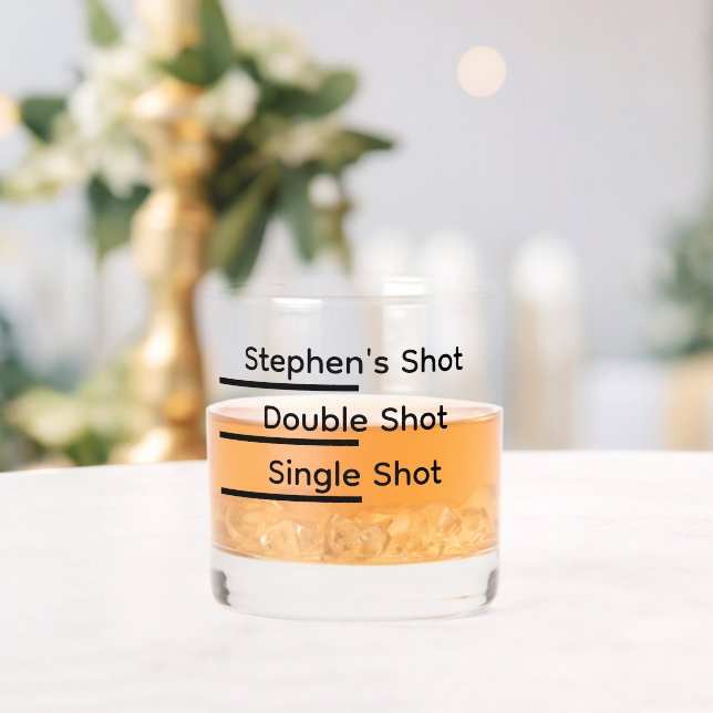 Verre À Whisky Drôle Shot Pour (Insitu (Mariage))