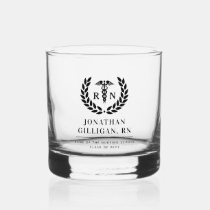 Verre À Whisky École de soins infirmiers de la RN personnalisée É