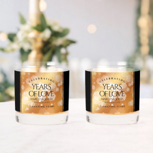 Verre À Whisky Élégant 7ème anniversaire de Mariage de cuivre