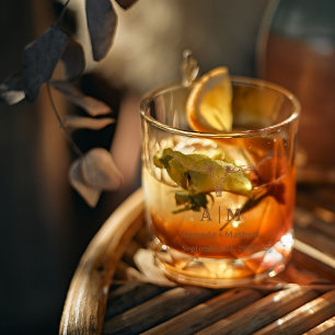 Verre À Whisky Élégant Boho Western Cowboy Mariage