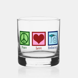 Verre À Whisky Endoscopie Peace Love