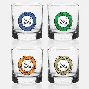 Verre À Whisky Ensemble-cadeau unique de golf humour fer golf mig