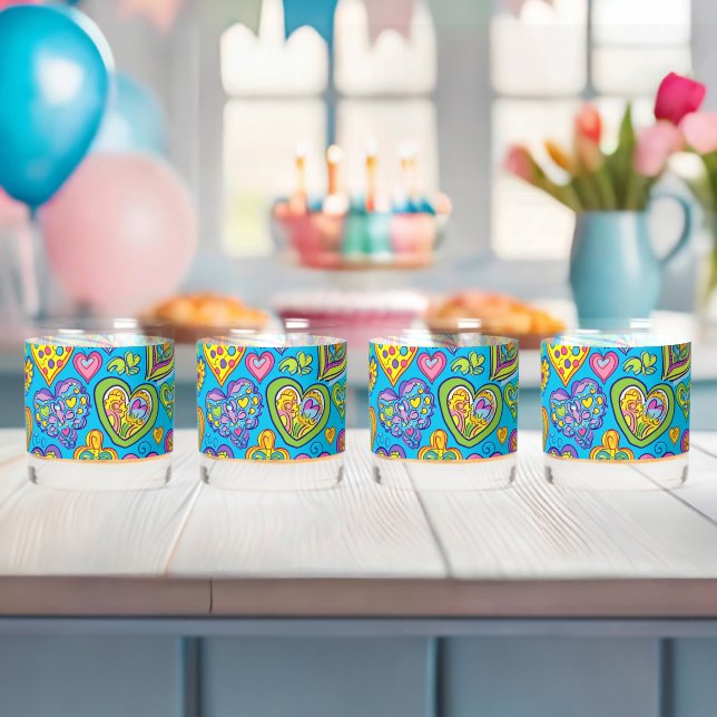 Verre À Whisky Ensemble de Drinkware Hearts Galore (Insitu (Baby Shower))