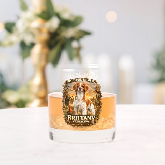 Verre À Whisky Épagneul breton (Insitu (Mariage))