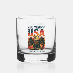 Verre À Whisky États-Unis 250 ans – Aigle américain patriotique 4