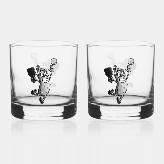Verre À Whisky Étoile de Pickleball (Recto)