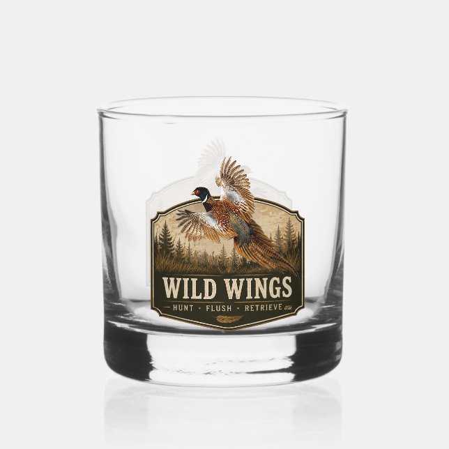 Verre À Whisky Faisan  (Recto)