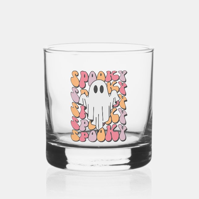 Verre À Whisky Fantôme rétro éffrayant (Recto)