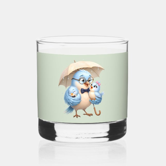 Verre à whisky Father Bird (Recto)
