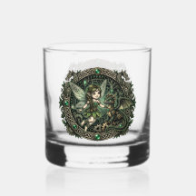Fée émeraude celtique et dragon – Fantaisie enchan