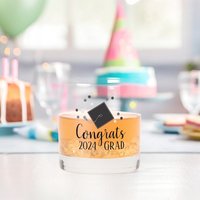 Verre À Whisky Félicitations Diplômé sur mesure Whiskey Glass (Insitu (Anniversaire))